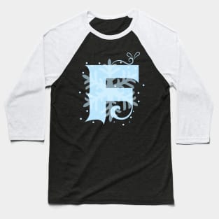 Winter Letter F Baseball T-Shirt